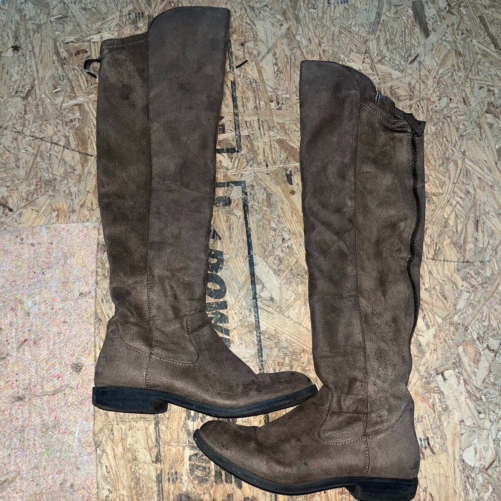 Style and Co Hayley over the knee boots size 6